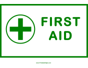 First Aid Cross