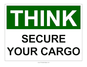 OSHA Secure Your Cargo
