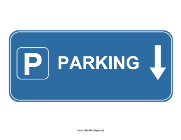 Airport Parking Down Sign